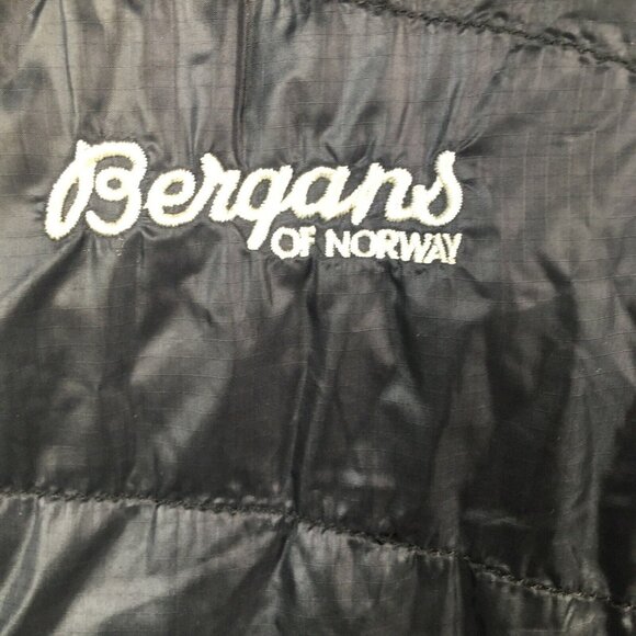 Bergans of Norway Puffer Jacket Womens Medium Black Down Light Coat Packable - Picture 3 of 16